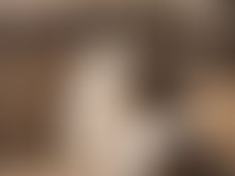 Fluffy tabby-and-white cat stares into a mirror