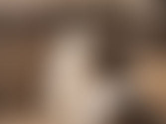 Fluffy tabby-and-white cat stares into a mirror