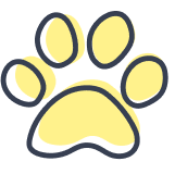 Illustration of paw print