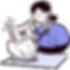 dog with itchy ear being examined by a vet
