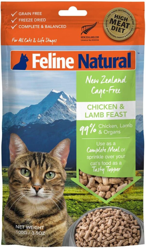2.5oz Provides Health Benefits First Ingredient is Real Meat Natural Low-Calorie Treats for Cats Shameless Pets Crunchy Cat Treats 